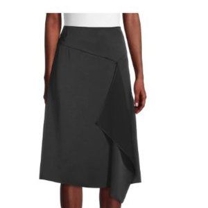 DKNY Ruffle Midi Skirt